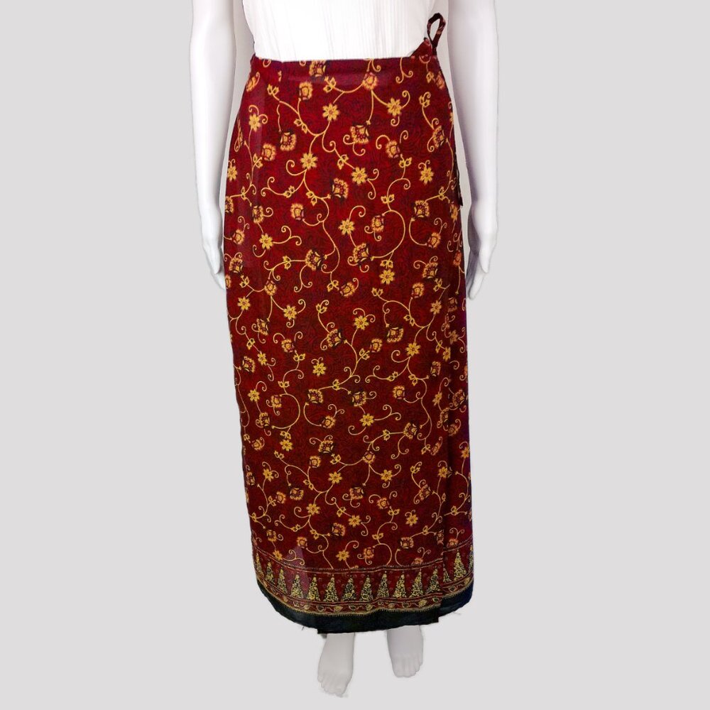 Emma James by Liz Claiborne Collection Vintage Maxi Wrap Skirt
